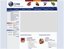 Tablet Screenshot of cyzap.com